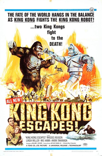 King Kong Escapes (1967) poster