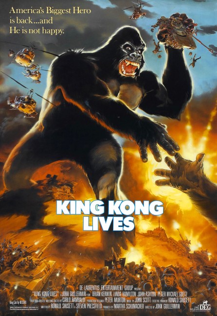King Kong Lives (1986) poster