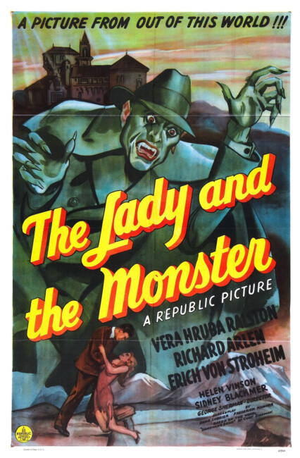 The Lady and the Monster (1944) theatrical poster