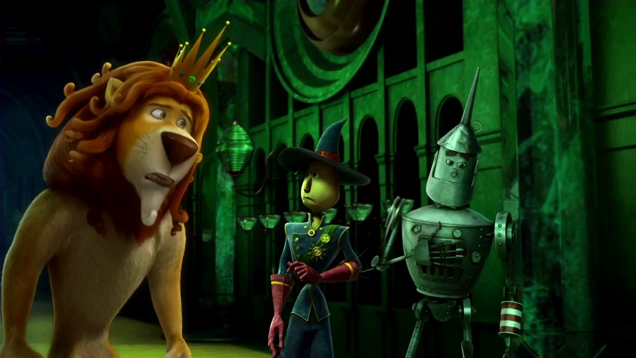 The Lion The Scarecrow and The Tin Woodsman in Legends of Oz: Dorothy’s Return (2014)