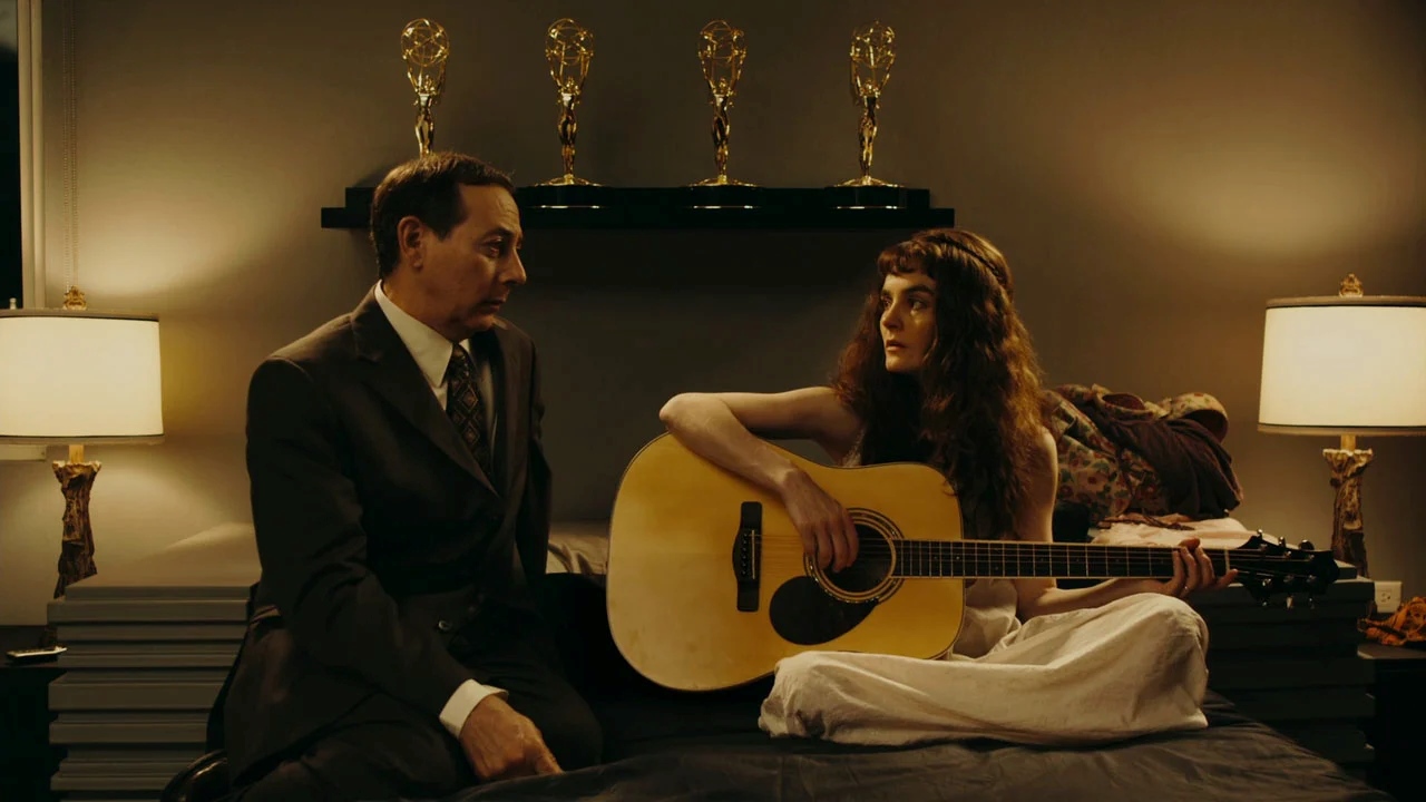 Shirley Henderson and the ghost of Paul Reubens in Life During Wartime (2009)