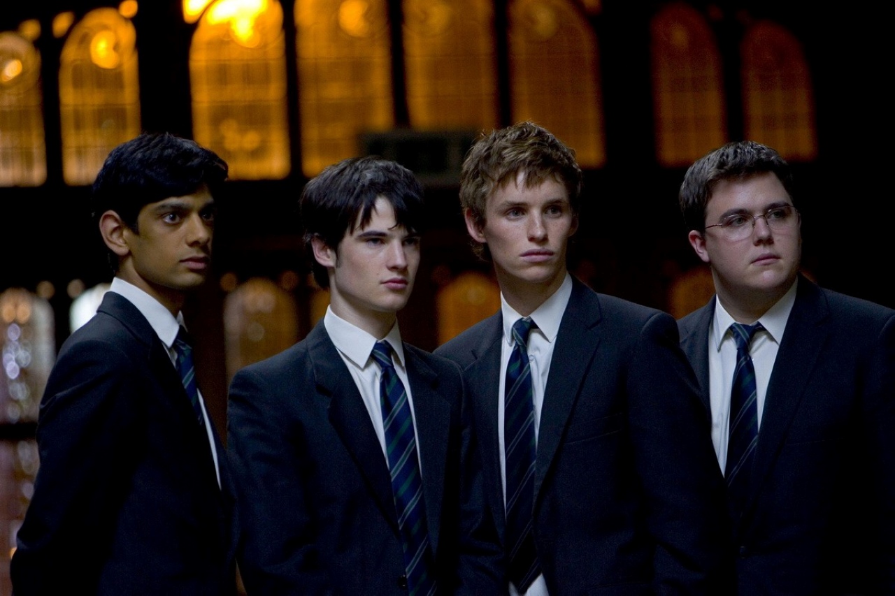 Amit Shah. Tom Sturridge, Eddie Redmayne and Jonathan Overton in Like Minds (2006)