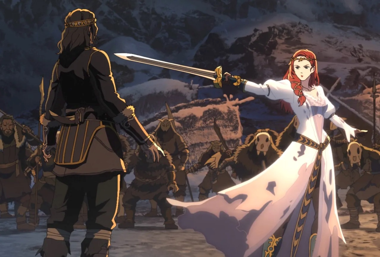 Hera and Wulf in The Lord of the Rings: The War of the Rohirrim (2024)