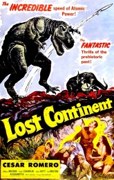 Lost Continent (1951) poster