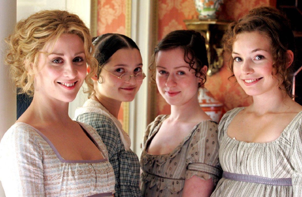 The Bennet sisters - Morven Christie, Ruby Bentall, Florence Hoath and Christina Cole in Lost in Austen (2008)