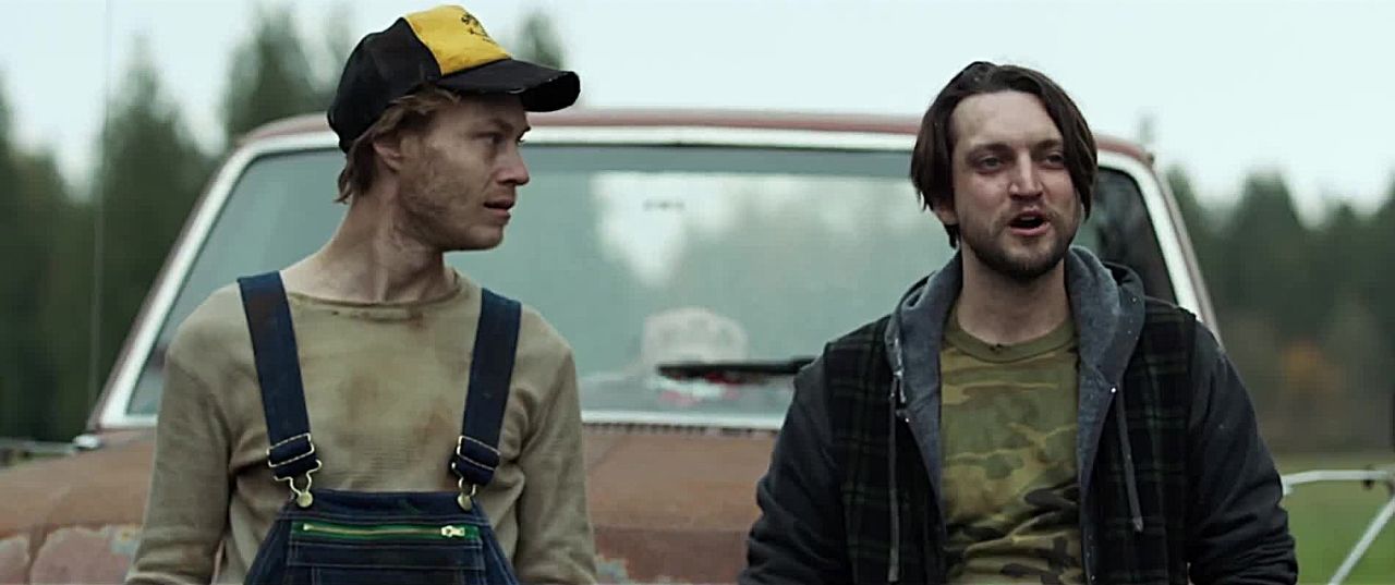 Backwoods hicks Ben Sullivan and Richard Harmon in Lowlifes (2024)