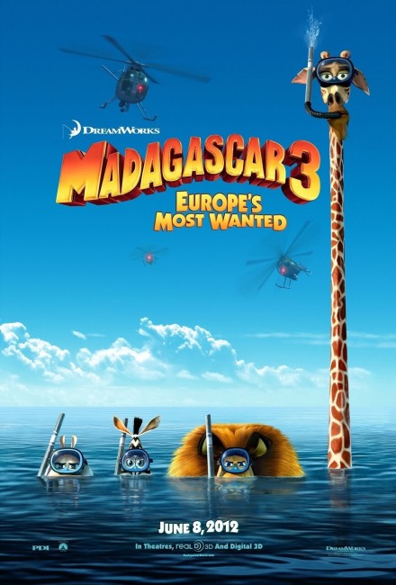 Madagascar 3: Europe's Most Wanted (2012) poster