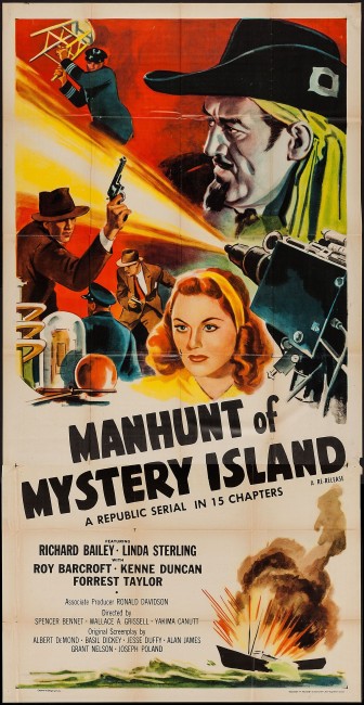 Manhunt of Mystery Island (1945) poster