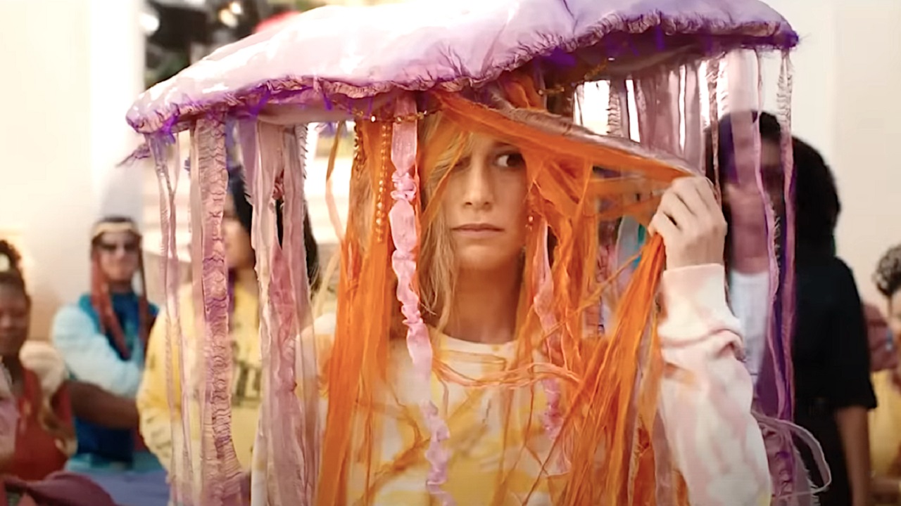 Brie Larson with jellyfish headdress in The Marvels (2023)
