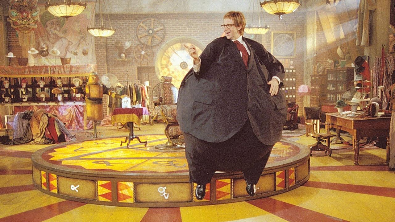 Dana Carvey as Pistachio Disguisey in balloon suit in The Master of Disguise (2002)