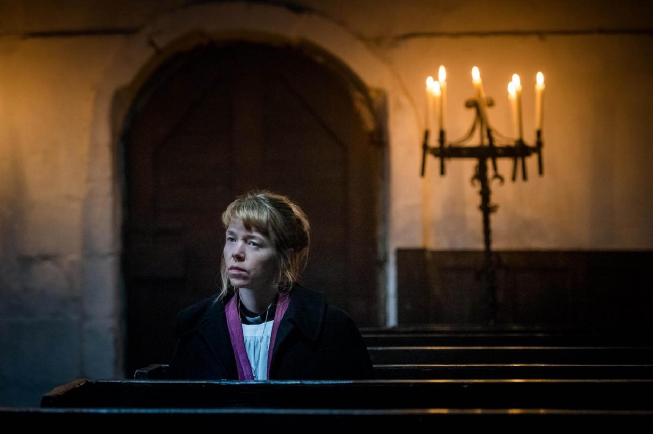 Anna Maxwell Martin as Merrily Watkins in Midwinter of the Spirit (2015)