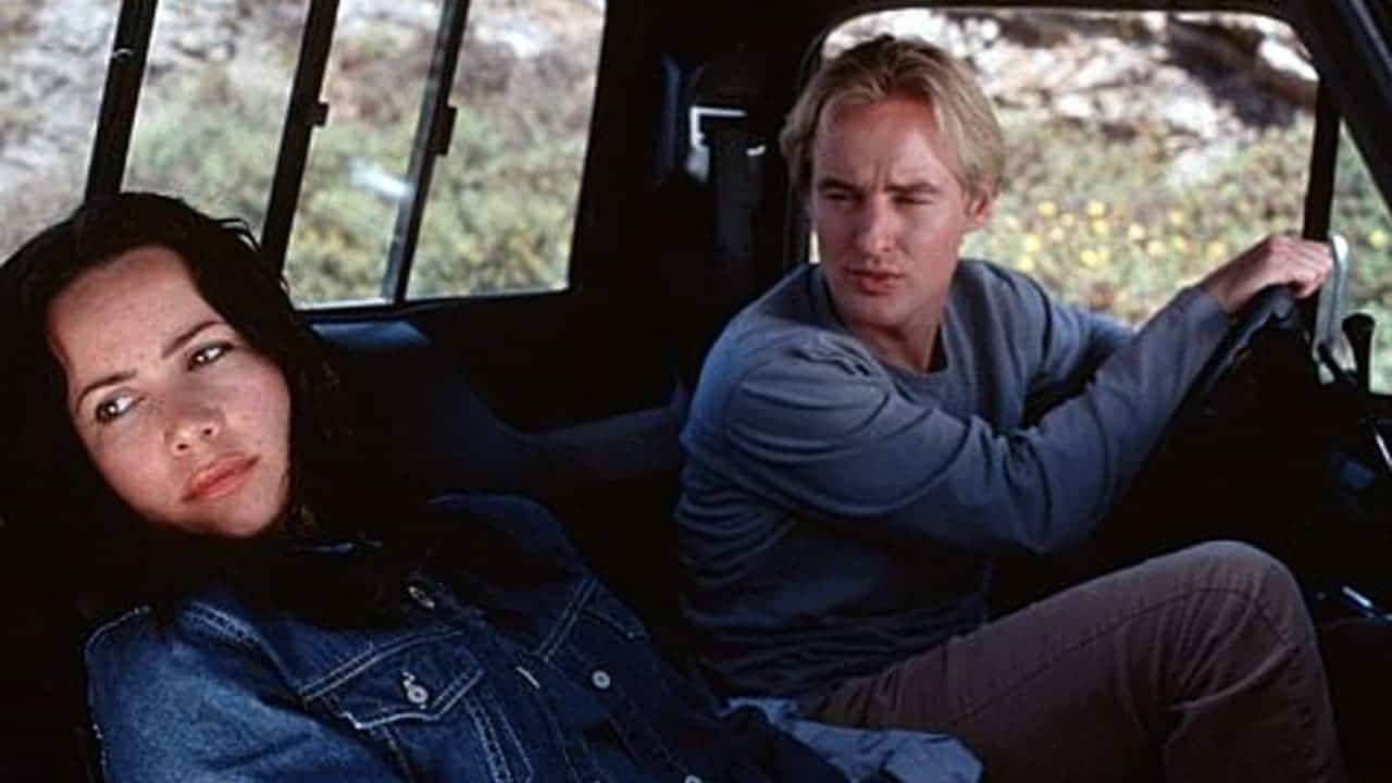 Janeane Garofalo and Owen Wilson in The Minus Man (1999)