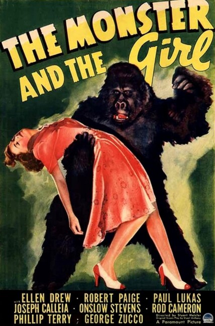 The Monster and the Girl (1941) poster