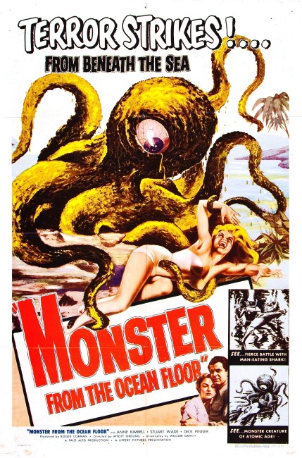 Monster from the Ocean Floor (1954) poster