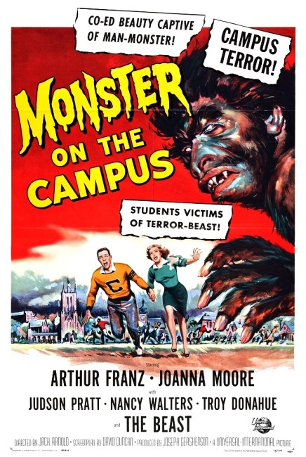 Monster on the Campus (1958) poster