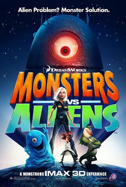 Monsters vs Aliens (2009) poster