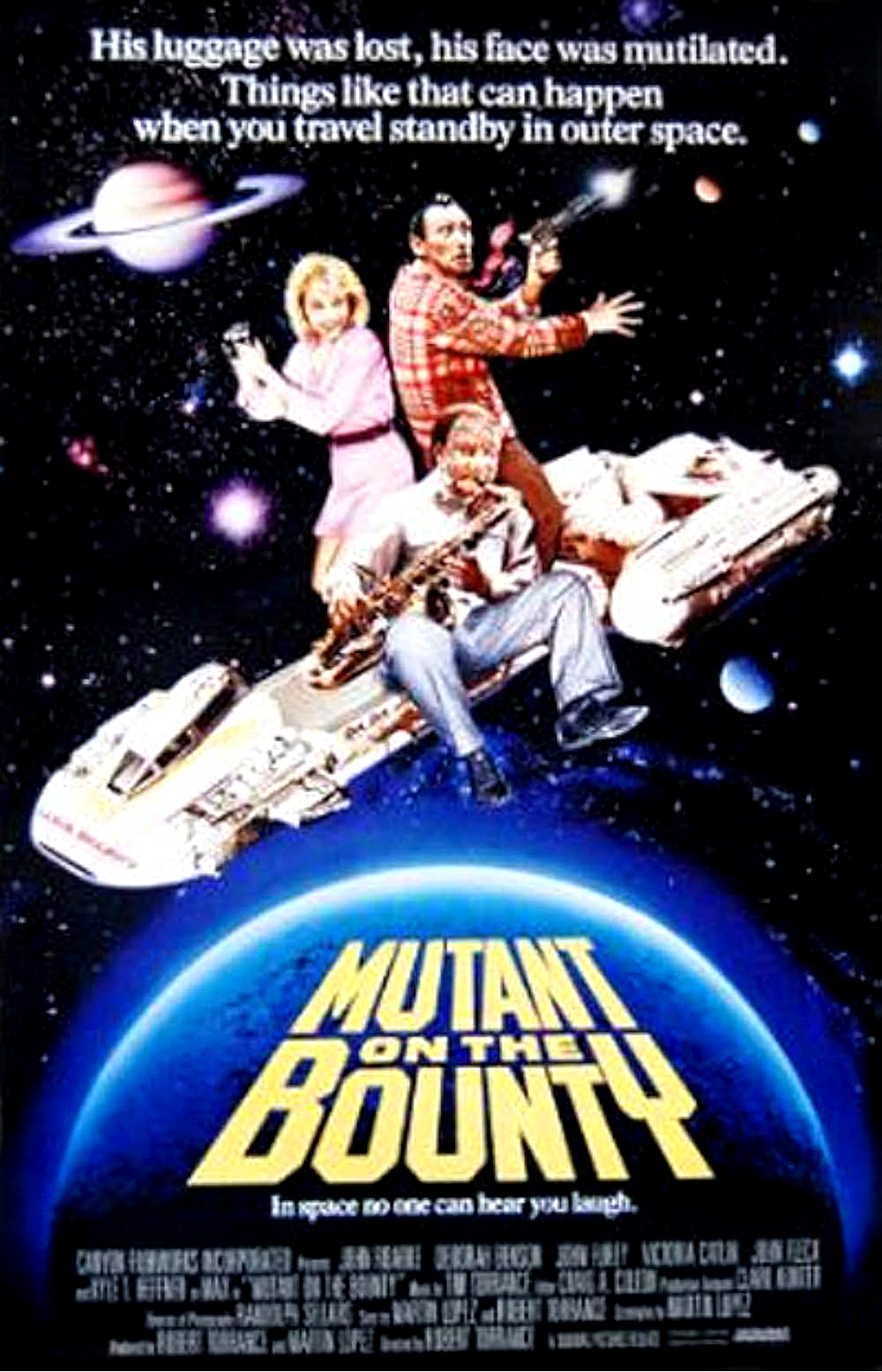 Mutant on the Bounty (1989) poster