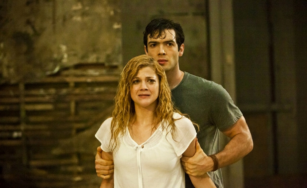 Rebekah Brandes and Ethan Peck in Nothing Left to Fear (2013)
