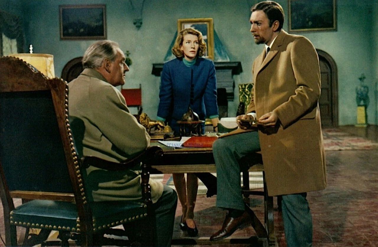 Neil Connery, Bernard Lee and Lois Maxwell in OK Connery (1967)