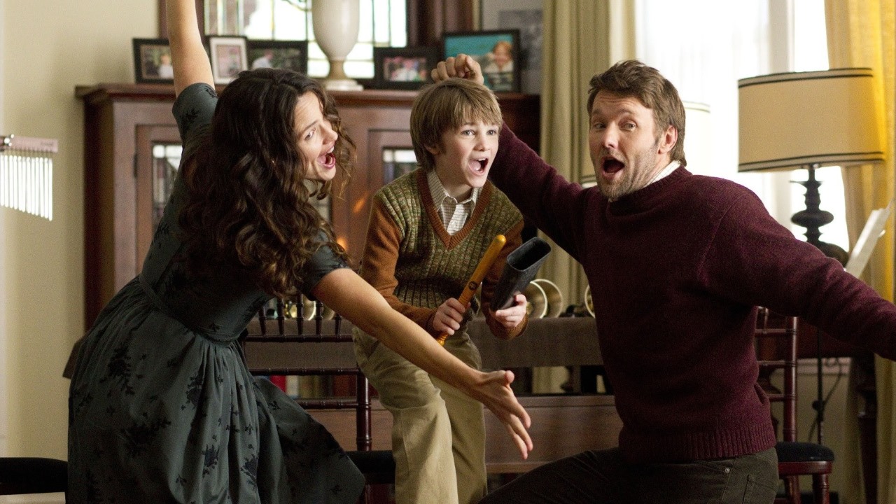 Jennifer Garner, C.J. Adams and Joel Edgerton in The Odd Life of Timothy Green (2012)