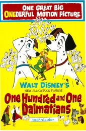 One Hundred and One Dalmatians (1961) poster