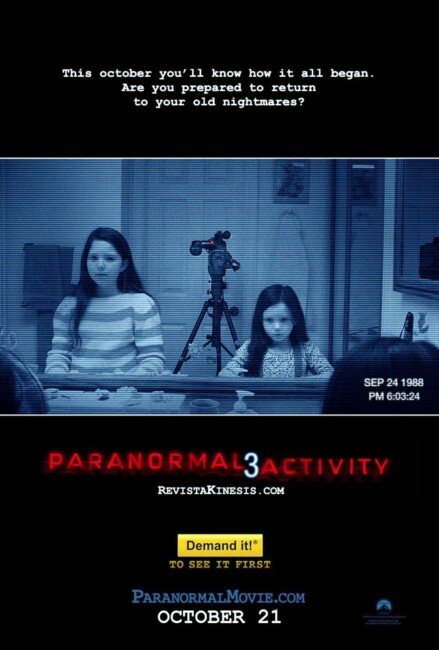 Paranormal Activity 3 (2011) poster