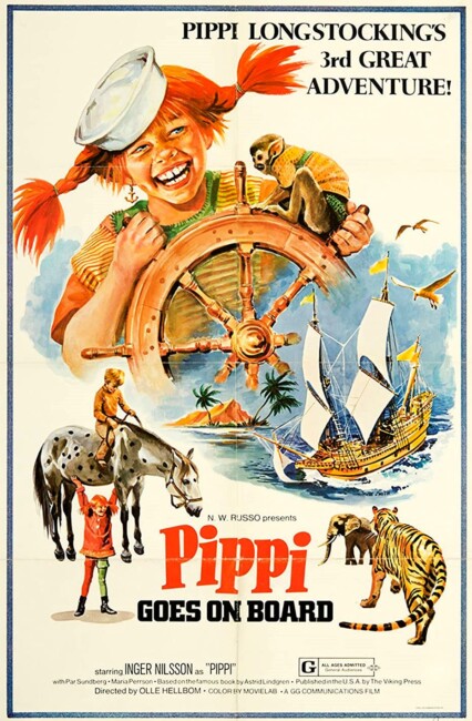 Pippi Goes on Board (1970) poster