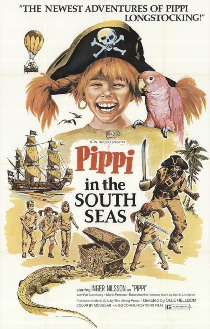 Pippi in the South Seas (1970) poster