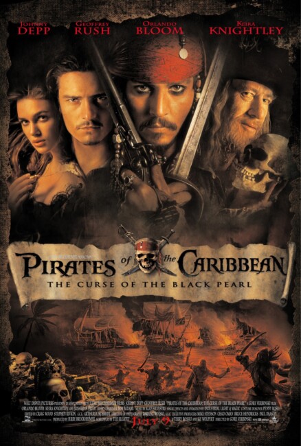 Pirates of the Caribbean: The Curse of the Black Pearl (2003) poster