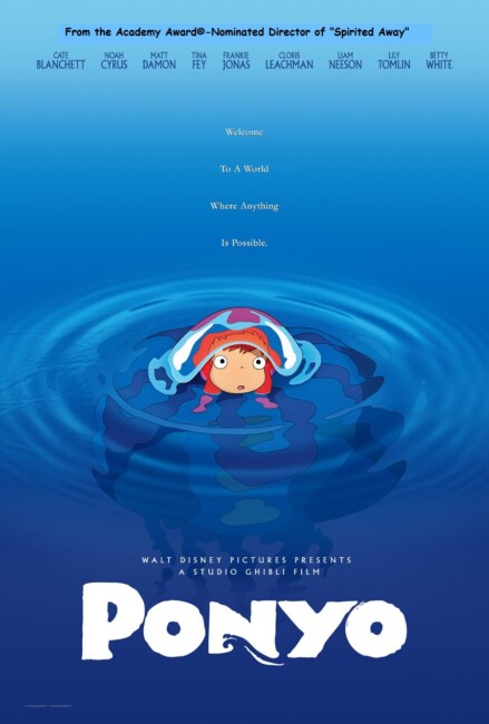 Ponyo on a Cliff By the Sea (2008) poster