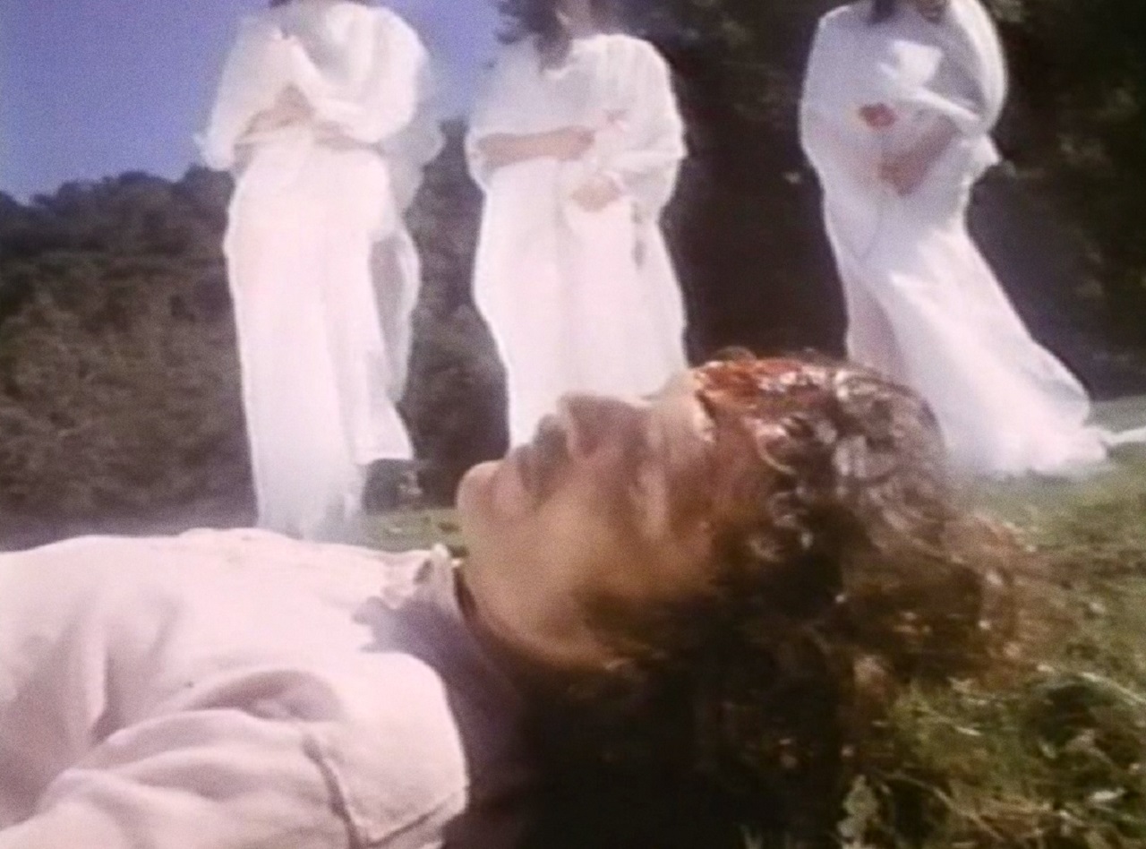 Carl Crow experiences marijuana hallucinations in Premonition (1972)