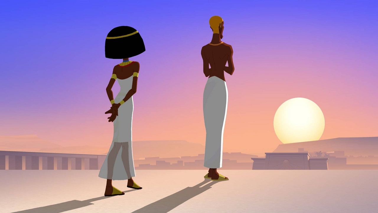 Akheza and Akhenaton in Princess of the Sun (2007)