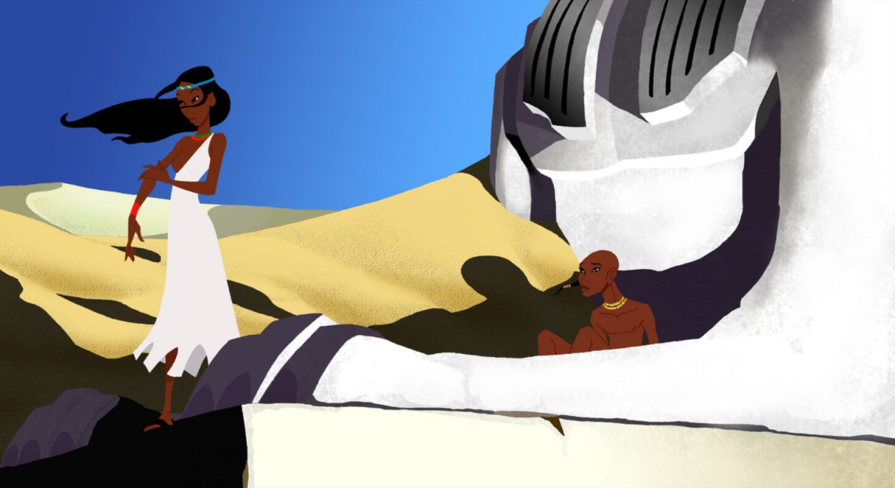 Akheza and Tut in Princess of the Sun (2007)