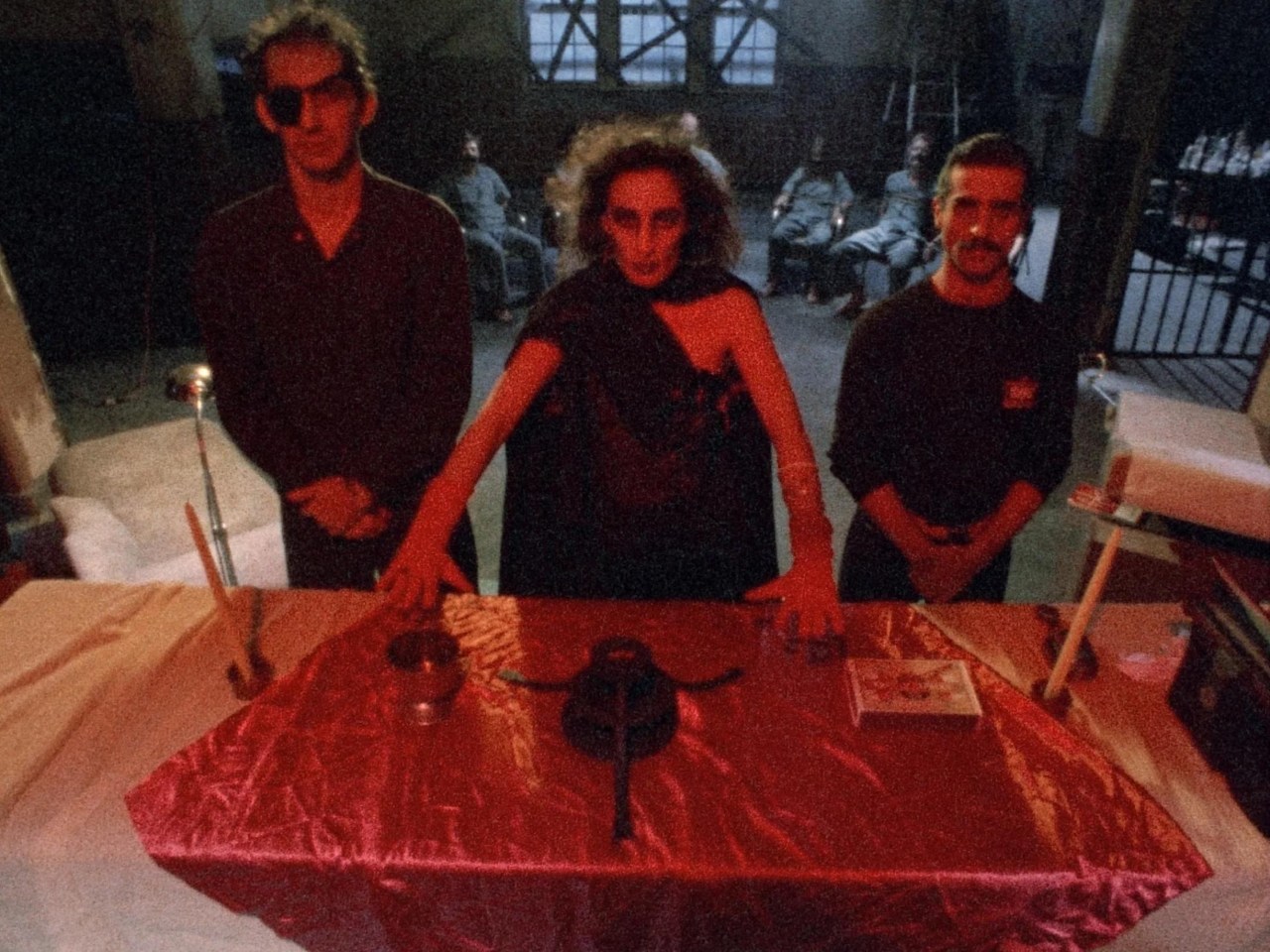 Pier Giorgio DiCicco, Darlene Mignacco and Silvio Oliviero in Psycho Girls (1986)