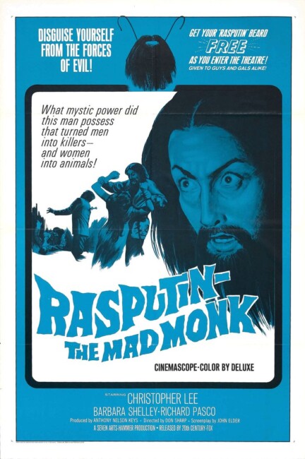 Rasputin the Mad Monk (1966) poster