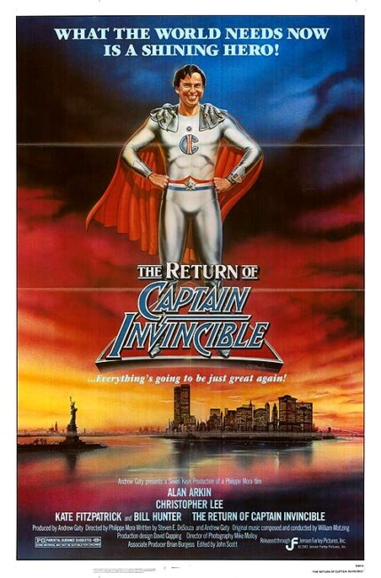 The Return of Captain Invincible (1983) poster