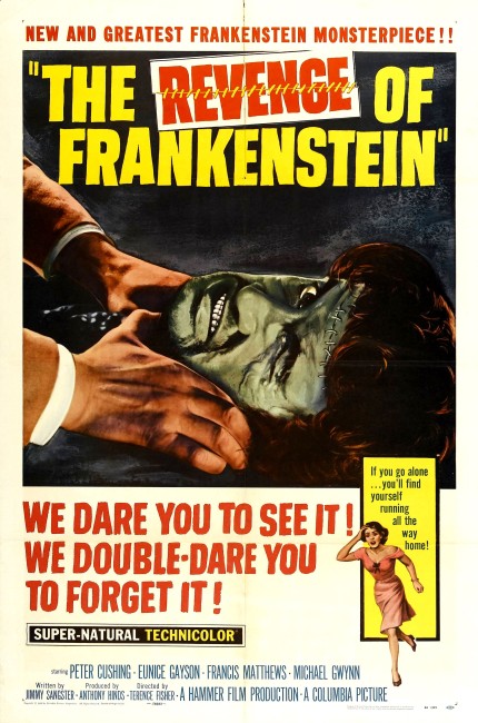 The Revenge of Frankenstein (1958) poster