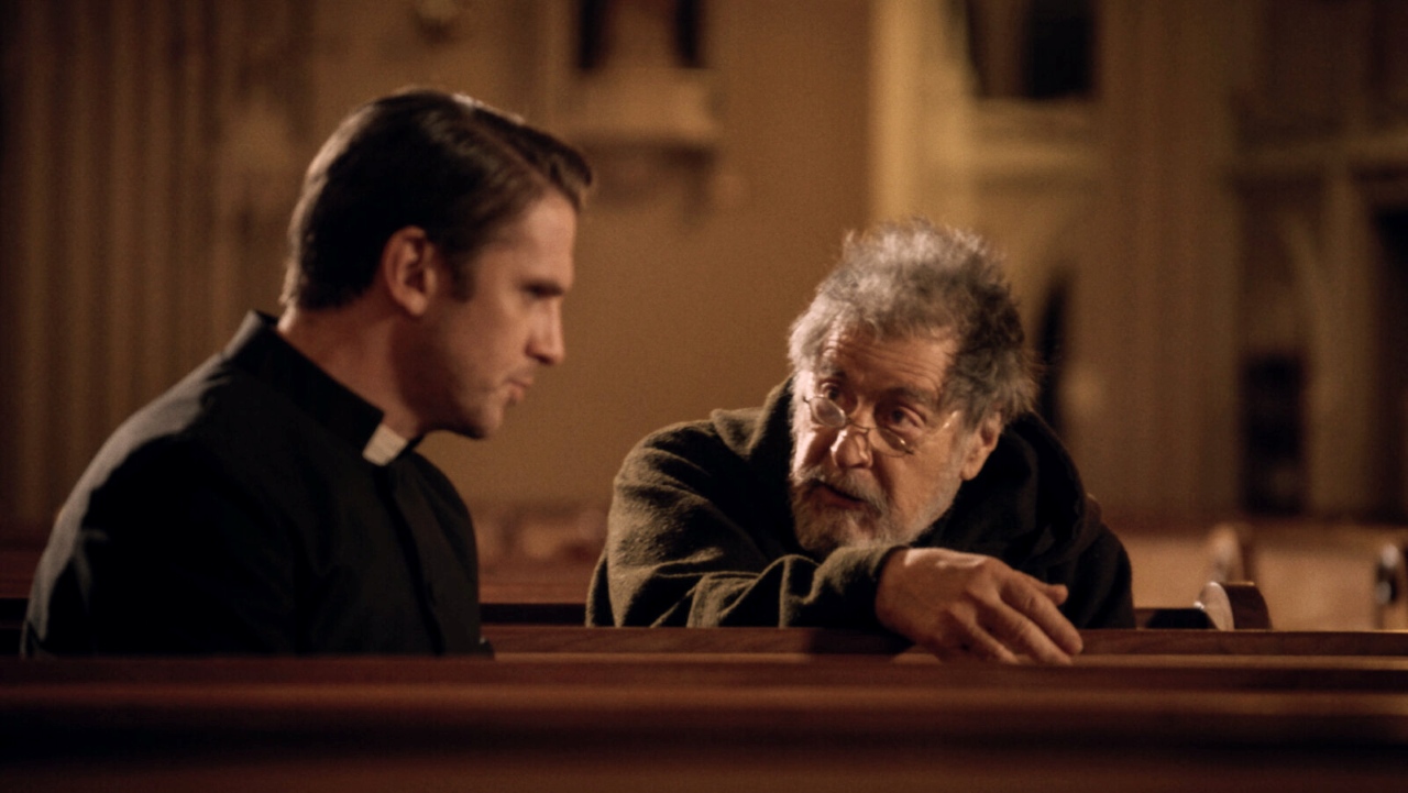 Al Pacino and Dan Stevens in The Ritual (2025)