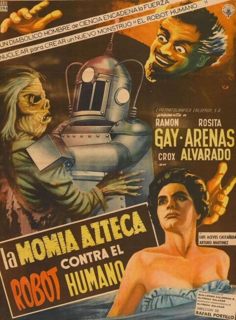 Robot vs the Aztec Mummy (1958) Mexican poster