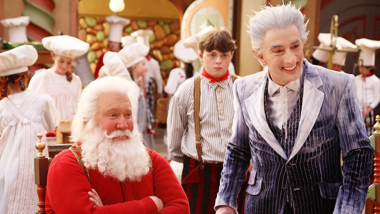 Santa Claus (Tim Allen) and Jack Frost (Martin Short) in The Santa Clause 3: The Escape Clause (2006)
