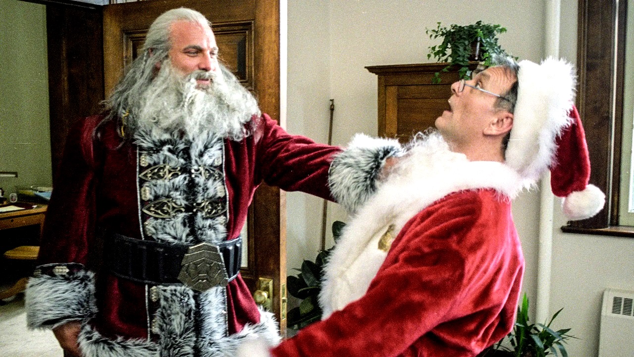 Bill Goldberg as the demonic Santa Claus in Santas Slay (2005)