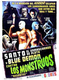 Santo and Blue Demon vs the Monsters (1970) poster