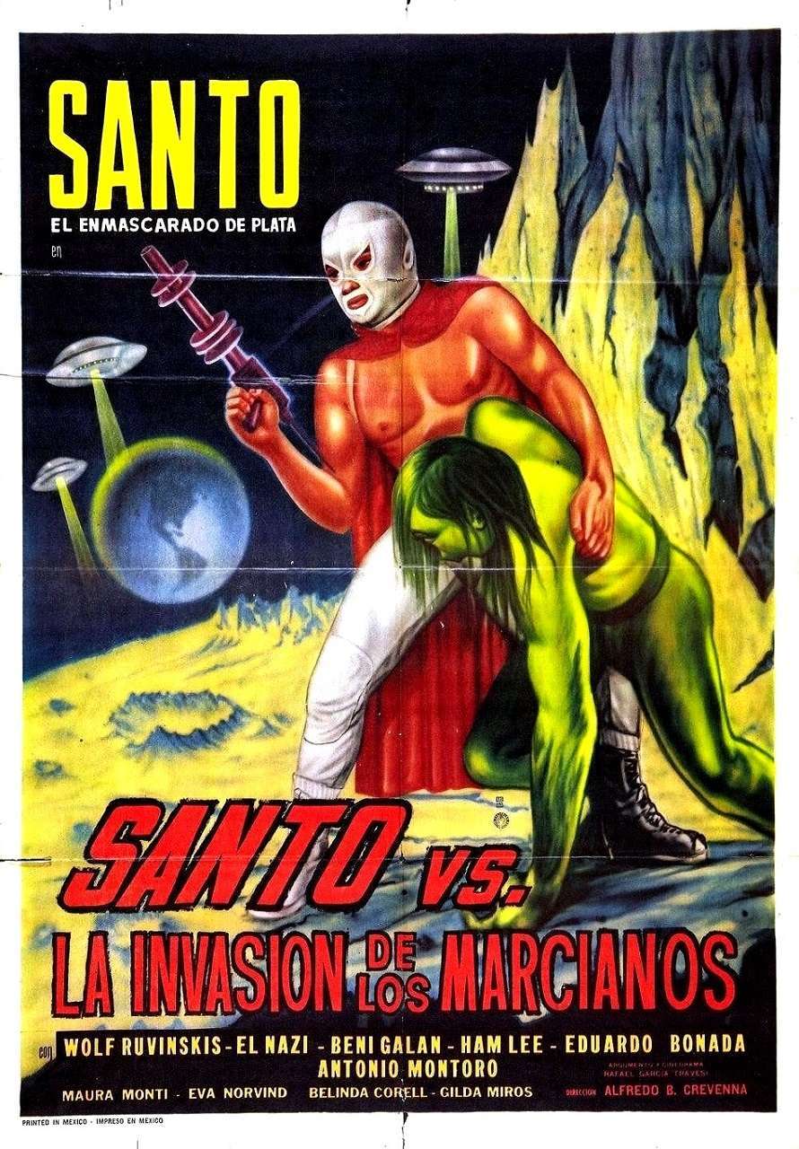 Santo vs the Martians (1967) poster