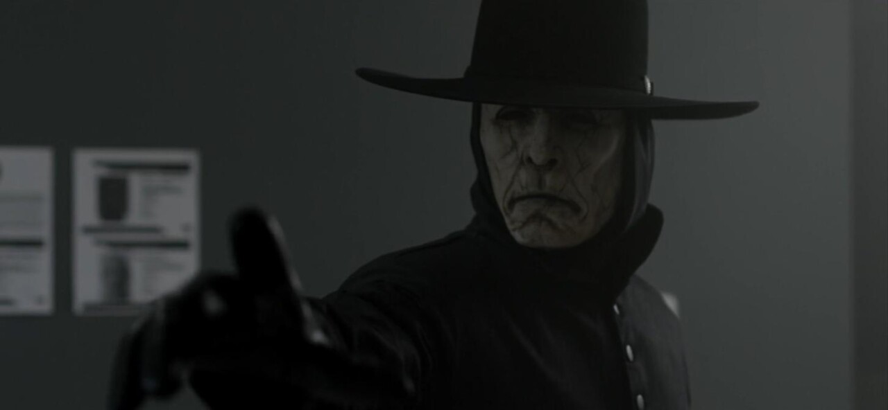 The Odd Man in The Traveler episode of Satanic Hispanics (2022)