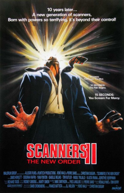 Scanners II: The New Order (1990) poster