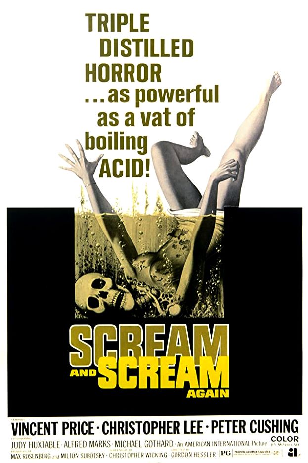 Scream and Scream Again (1970) poster