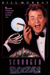 Scrooged (1988) poster