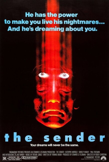 The Sender (1982) poster