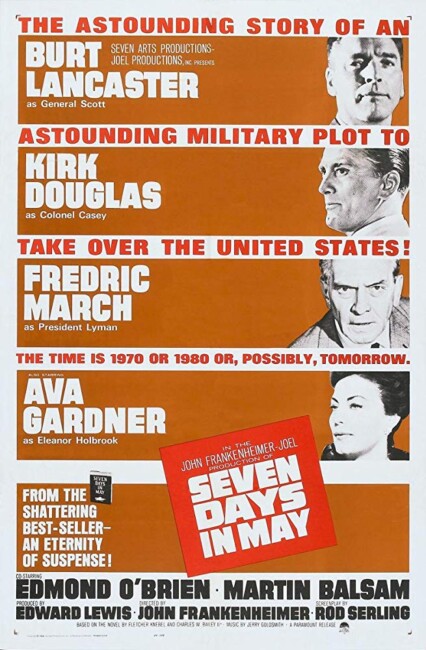 Seven Days in May (1964) poster 2