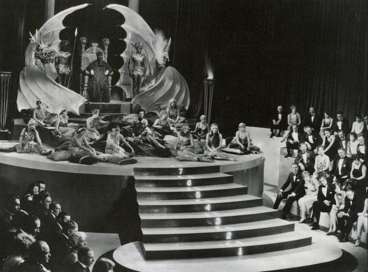 Satan holds court in the mansion in Seven Footprints to Satan (1929)
